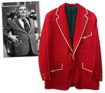 Iconic Captain Kangaroo Screen-Worn Red Jacket From Its Debut Year -- 1971 | Nate Sanders