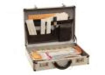 CSI - Lot 13 - Morgan‘s Metal Crime Scene Briefcase with Paperwork