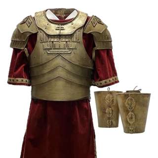 Vikings Valhalla Maniakes (Florian Munteanu) Screen Worn Tunic, Armor, Trousers & Cuffs Sc 202-705 Ep 302-307 | VIP Fan Auctions