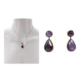 Lot #87: Saltburn Elspeth Catton (Rosamund Pike) Screen Worn Earrings & Necklace Ch 2 Sc 73