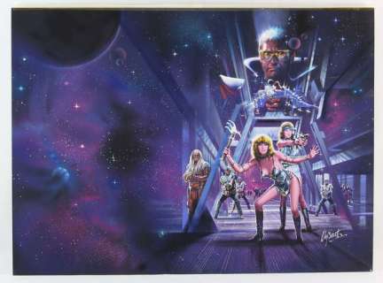 Star Slammer / Prison Ship (1986) Original artwork by British designer and artist Brian Bysouth,… | Ewbank’s