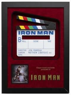 Iron Man Production-Used Clapperboard | Nate Sanders