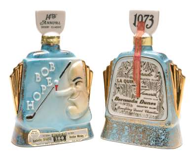 A Bob Hope set of decanters from "The 14th Annual Desert Classic," 1973 | Bonhams