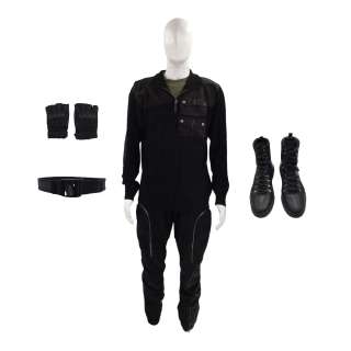 G20 Rutledge (Anthony Starr) Screen Worn Pants, Sleeveless Shirt, Belt, Gloves, Sweater & Boots Ch 5 Sc 70-159 | VIP Fan Auctions