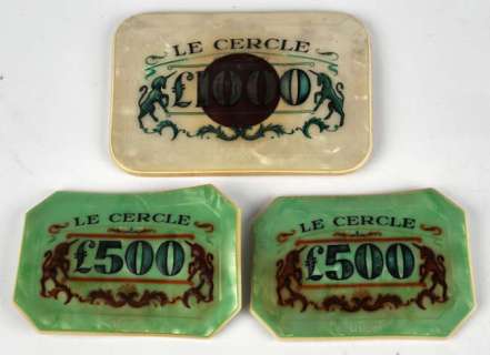 James Bond Dr No (1962) - LeCercle 0078 £500 + 0087 green £500 + 0020 white… | Ewbank’s