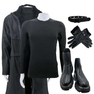 Heart Eyes Eli (Vinnie Bennett) Screen Worn Coat, Jumper, Undertop, Pants, Belt, Gloves & Boots Ch 2 | VIP Fan Auctions