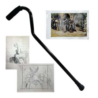 Lot #32: The Handmaid’s Tale Fred Waterford Picture & Cane