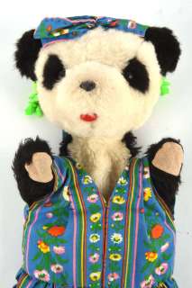 Soo. A puppet created and used in the British children’s TV show Sooty. Wearing a blue floral dress… | Ewbank’s