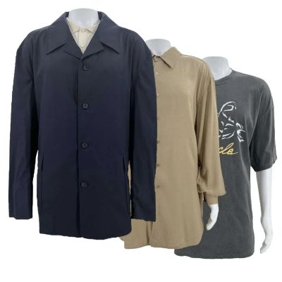 The Smashing Machine Mark Kerr (Dwayne Johnson) Screen Worn Jacket, Button-Up Shirt, Shirt & T-Shirt Ch Multiple Sc Multiple | VIP Fan Auctions