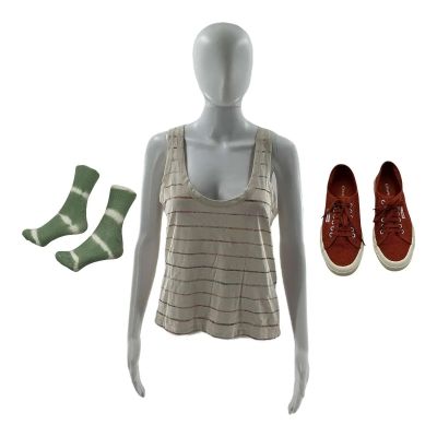 All of You Laura (Imogen Poots) Screen Worn Sneakers, Socks & Tank Top Ch 17 Sc 51 | VIP Fan Auctions