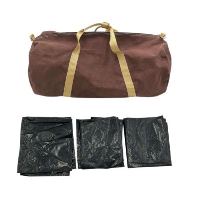 Lot 165: Play Dirty Parker Production Used Duffle Bag & (3) Trash Bags | VIP Fan Auctions