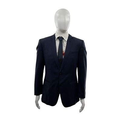 Crime 101 Lou Screen Worn Suit Jacket, Bloody Button-Up Shirt & Tie Ch 15a Sc 184 | VIP Fan Auctions