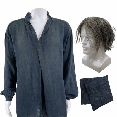 The Bluff Connor Screen Worn Shirt, Wig & Kerchief Ch 1a Sc Multiple | VIP Fan Auctions