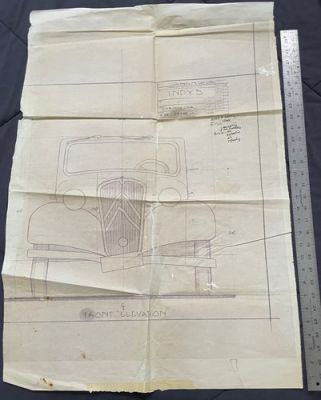 Indiana Jones and the Last Crusade: Production Made Blueprint & Miniature Bust