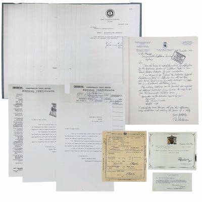 Lot 91: The Light Between Oceans Tom Sherbourne (Michael Fassbender) Production Used Letter Of Application & References | VIP Fan Auctions