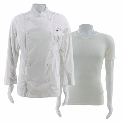 Lot 28: Tony Chef Screen Worn Chef Coat & Shirt Ch 15,20 Sc Multiple | VIP Fan Auctions