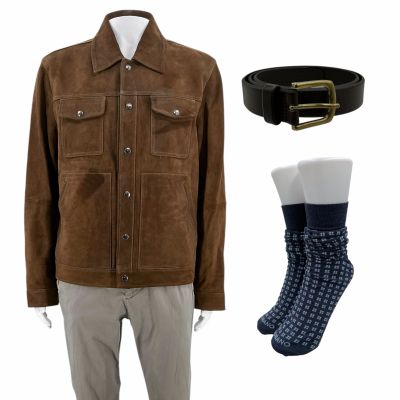 Lot 11: Onslaught Baylor Screen Worn Jacket, Pants, Belt & Socks Ch 1 Sc 23-67 | VIP Fan Auctions