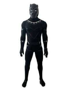 Black Panther Stunt Costume and Mask with Figure Movie Costumes | Premiere Props
