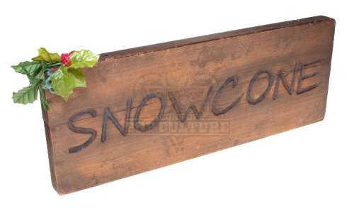 Lot 126 - Noelle – Snow Cone’s Name Plaque – H2-172