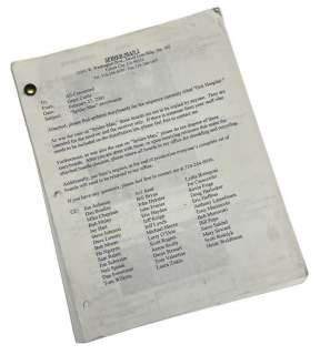 Spider-Man 2 (2004) - Storyboard Shooting Sequence "Ock Hospital" (From Steve Johnson) | Hanlin Auction Service