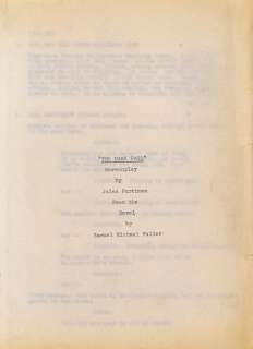 Lot 1131 - A screenplay of The Dark Page