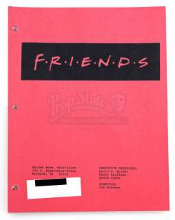 Friends | Original Script for "The One with Mrs. Bing" | Propstore