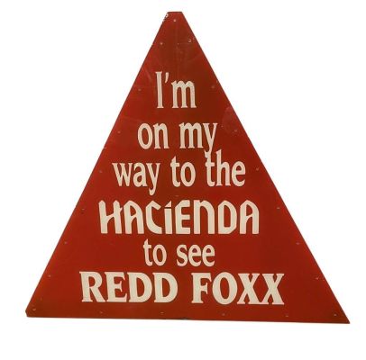 Lot 409 - Redd Foxx - Las Vegas Show Acrylic Sign | Hanlin Auction Service