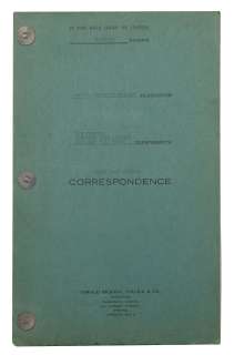 Lot 8 - Kevin McClory / James Bond: A collection of copy correspondence to Kevin McClory and Ian Fleming relating to the casting of principal character James Bond, 1959-1960,