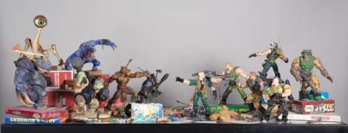 Lot 1141 - Original battle display from Small Soldiers