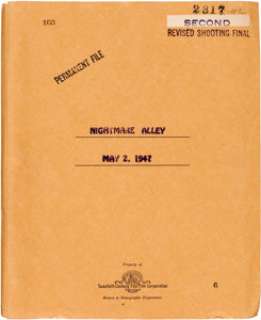 A Script from "Nightmare Alley." | Heritage