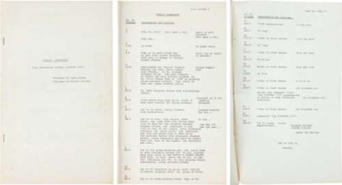 Beatles Yellow Submarine Script (Apple, 1969). | Heritage