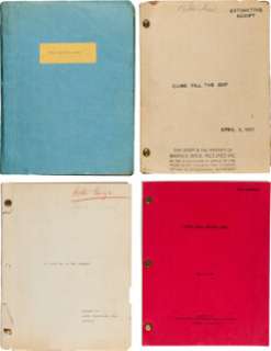A James Cagney Group of ’File Copy’ Scripts, 1950s. (Total: 4) | Heritage