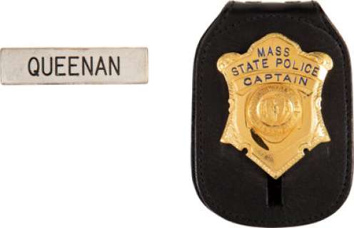 Martin Sheen "Queenan" Police Captain‘s Badge and Name Plate from The Departed (Warner Bros....