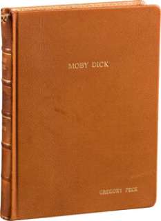 Personal book-bound final shooting script for Moby Dick (Warner Bros., 1956) | Heritage