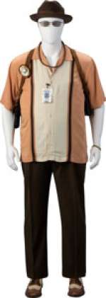 David Zayas "Angel Batista" Shirt with Camp Collar, Trousers, Dress Shoes, Panama Hat , Miami-Metro Police Prop Pistol, Leath...