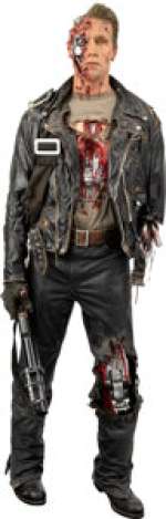 Terminator 2: Judgment Day (Carolco, 1991), Arnold Schwarzenegger Life-Sized "T-800" Display Figure by Stan Winston Studio. (Total: 2 Items) | Heritage