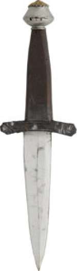 Ramsay Bolton (Iwan Rheon) Action Dagger from Game of Thrones (HBO® Original 2011-2019, Season 6).