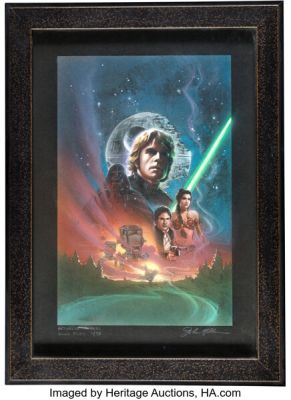 John Alvin, Preliminary Return of the Jedi Color Study Artwork (ca. 1995). | Heritage