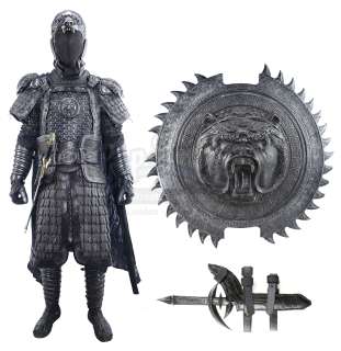 The Great Wall - Lot 306 - Black Bear General Shao with Shield and Sword