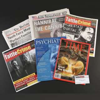 Hannibal - Lot 1255 - SEASON 3 Lecter (Mads Mikkelsen) and Francis Dolarhyde (Richard Armitage) Newspapers and Magazines