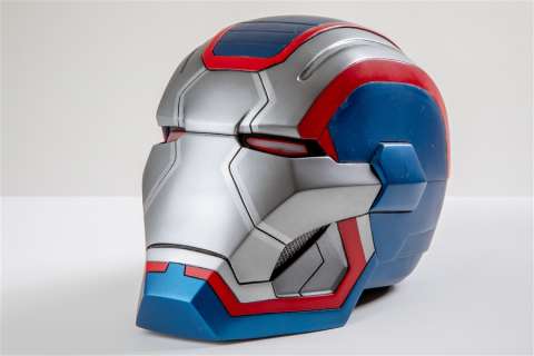 Lot #5 - James Rhodes Hero Light Up Helmet From “Iron Man 3”