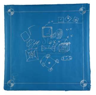 Mythbusters | Episode "Square Wheels" (2007, E81): Episode Blueprint Signed by Adam Savage - Square Wheels | Propstore