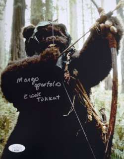 Star Wars Episode Vi: Return of the Jedi | Star Wars Episode VI: Return of the Jedi - Margo Apostolos (Ewok Tokkat) - Autograph, Photo with COA of JSA | Catawiki
