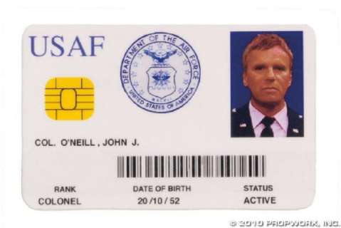 Lot 351 - O‘Neill‘s Identification Card