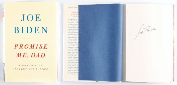 Promise Me, Dad Hardcover Book Signed by United States of America Former President & Author: Joe Biden | SWAU