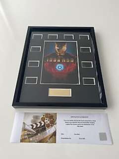 Iron Man Film Cell Display | Iron Man Film Cell Display - Robert Downey jr., Gwyneth Paltrow, Jon Favreau | Catawiki