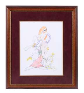 WHO FRAMED ROGER RABBIT (1988) - Lot 398 - Hand-drawn Richard Williams Roger Rabbit, Jessica Rabbit, and Baby Herman Concept Illustration