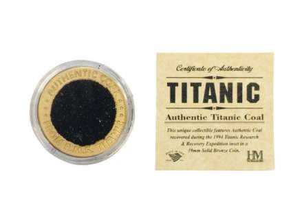 R.M.S TITANIC - Authentic & Original Coal from the RMS TITANIC - With Certificate of Authenticity L. | Catawiki