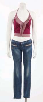 Lot 1075 - Megan Fox’s hero campus costume worn as “Mikaela Banes” from Transformers: Revenge of the Fallen