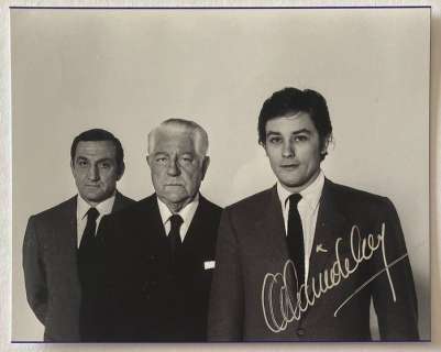 Le Clan des Siciliens - Tirage dédicacé par Alain Delon | Catawiki